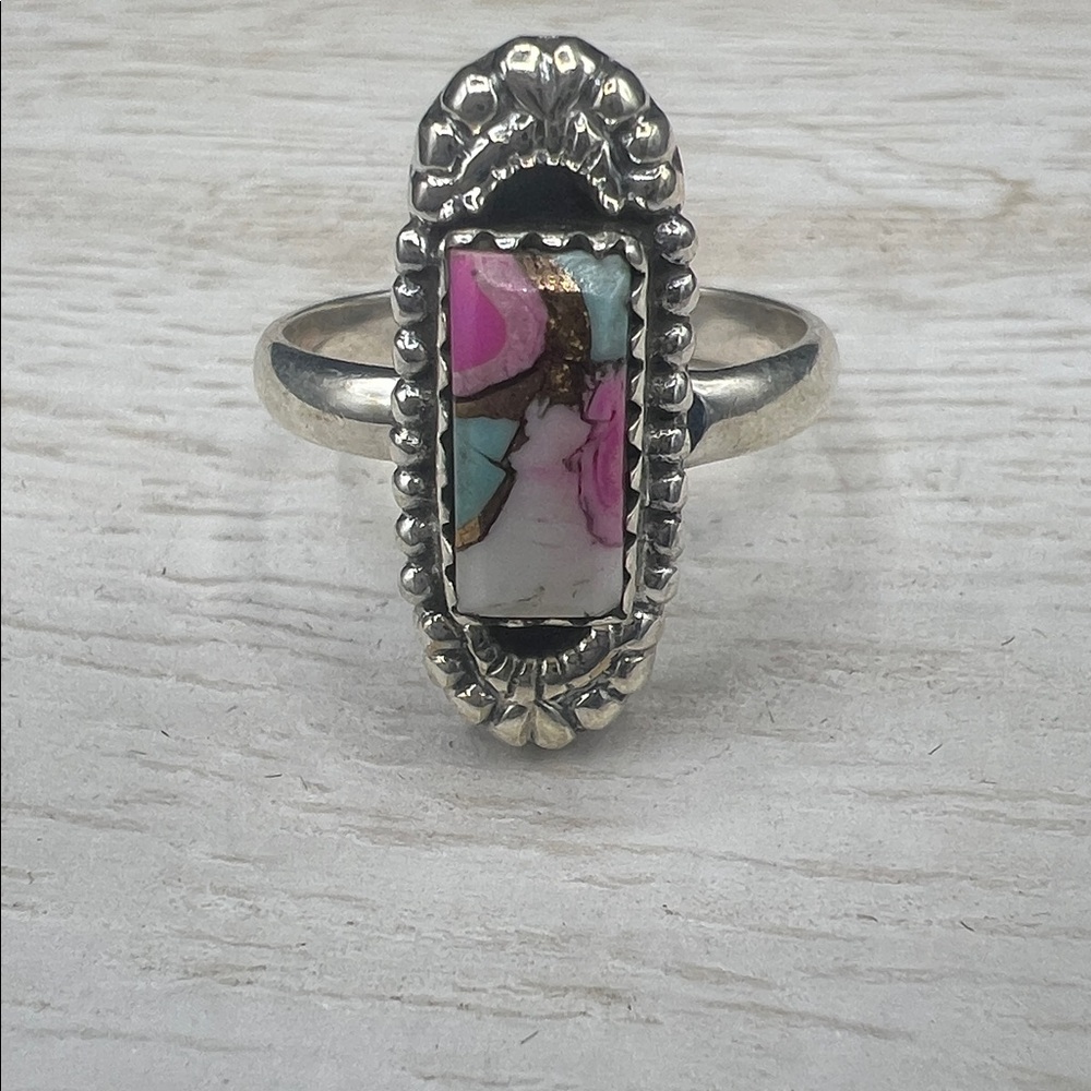 Sterling Silver and Turquoise 925 Ring